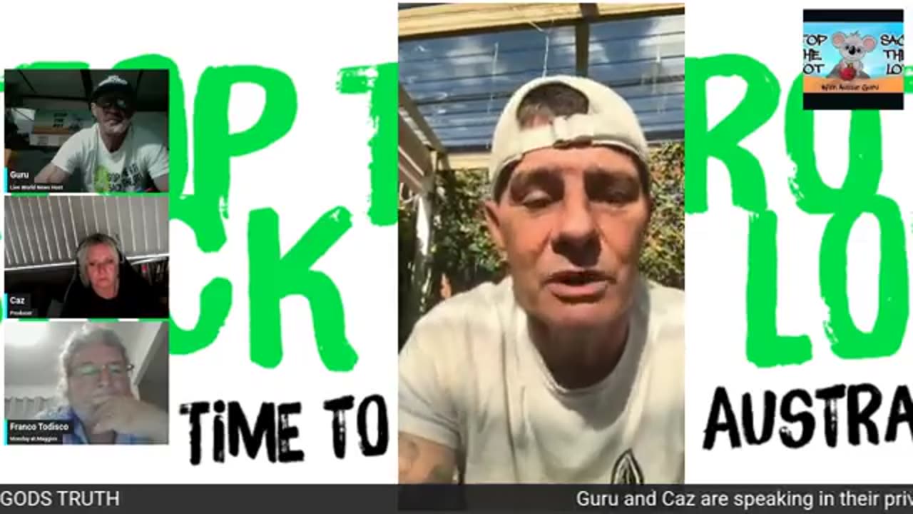 Guru and Caz with Franco from Monday at Maggies Wednesday 15th October 2025