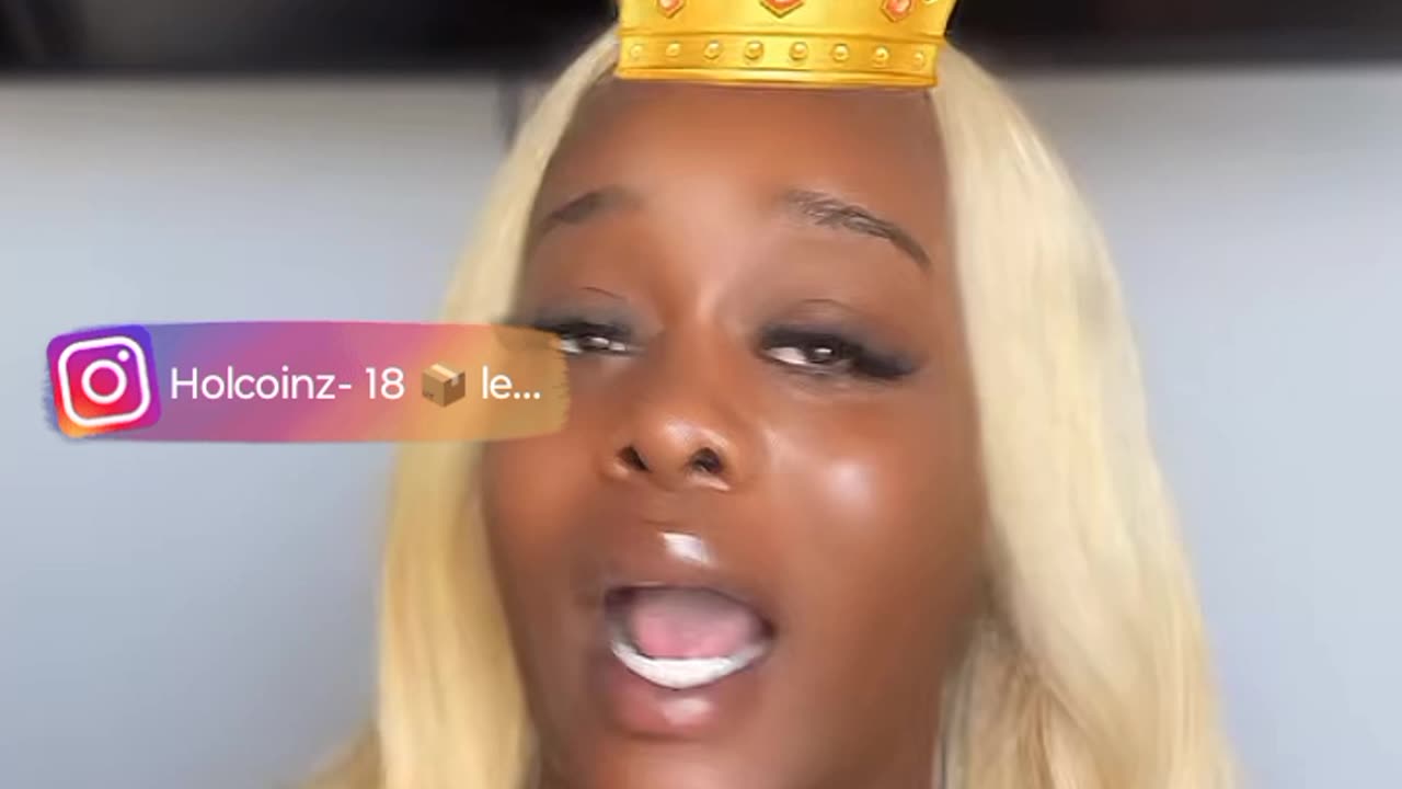 The madam is standing on business with lady b