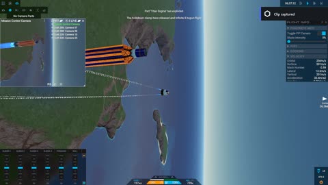 in flight abort test Juno new origins