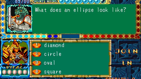 Arcade Longplay 261 Quiz and Dragon - Capcom Quiz Game