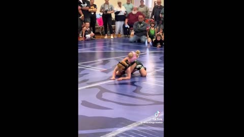 Bro didn’t want to wrestle a girl