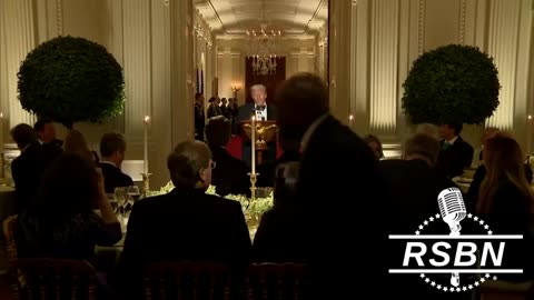 WATCH: President Trump Participates in the Governors Association Dinner - 2/22/25