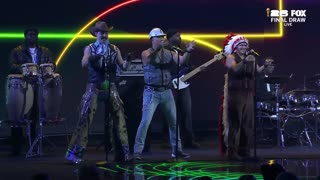 Village People perform 'Y.M.C.A' at the 2026 FIFA World Cup Draw