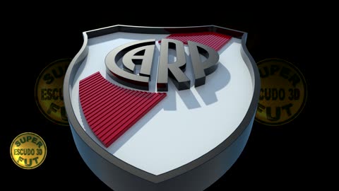 Escudo 3D do River Plate