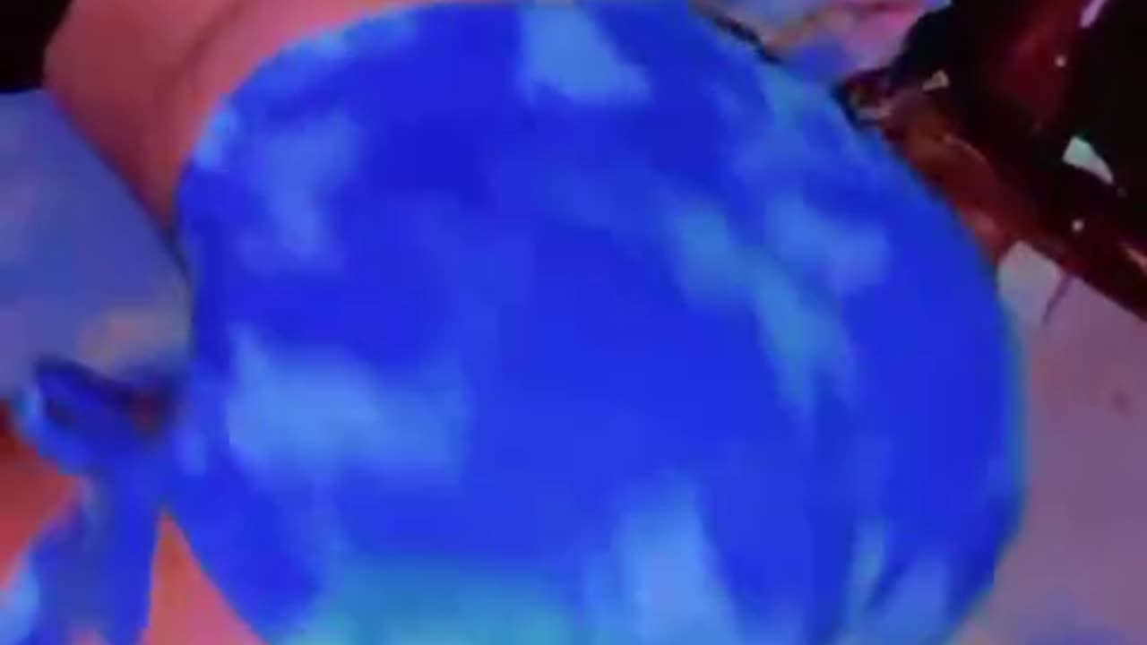 Twerking at the beach.