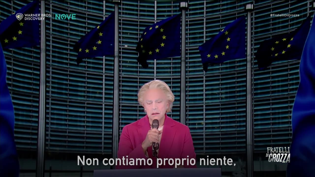 Crozza nei panni di Ursula "Un piano per distruggere l'Europa? Ma non bastava il nostro?"