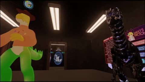 Friends and I playing trash compacter