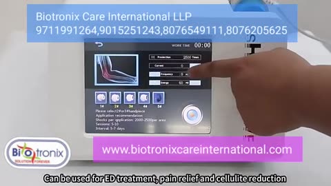 Shockwave Therapy Electromagnetic Digital Touch Screen Model ESWT Extracorporeal Radial Type