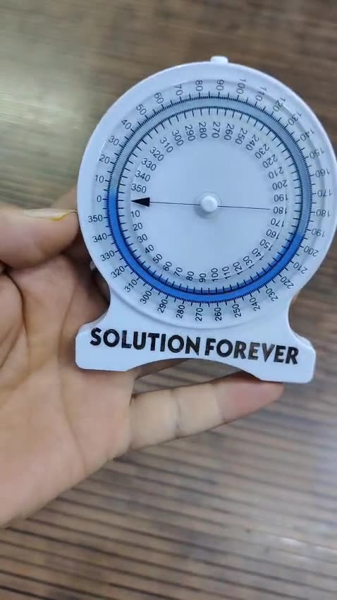 Bubble Inclinometer Physiotherapy Device