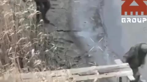Two Russian soldiers looking for water…