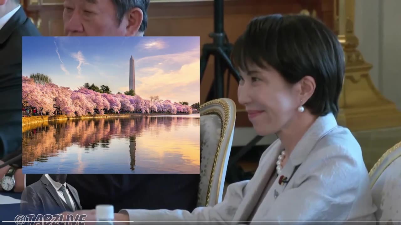 Thá»§ tướng má»›i đắc cá» cá»§a Nháºt Bản Takaichi đã tặng 250 cây anh đà o cho Tổng thống Trump