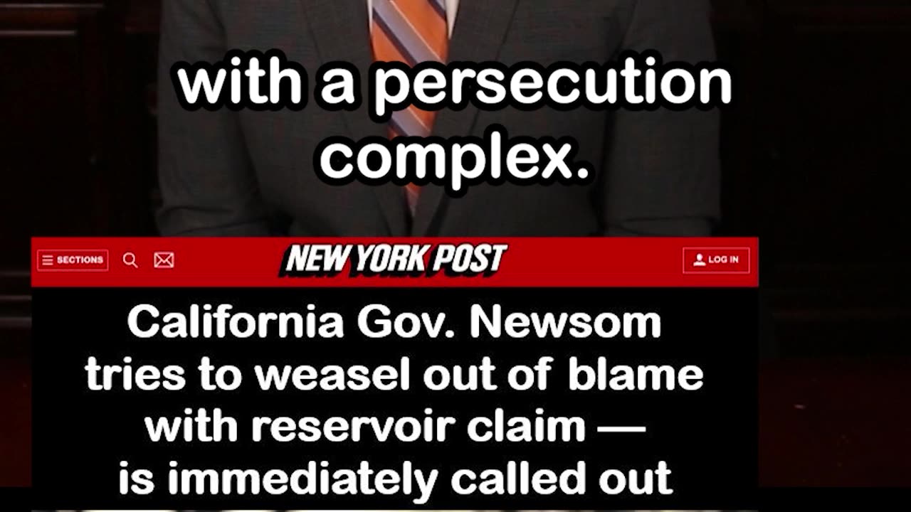 Newsom Tries 'Reservoir' Word Play to Avoid Blame, Gets Called Out