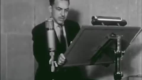 64 years ago. Listen to the last 40 seconds of recording for a great surprise