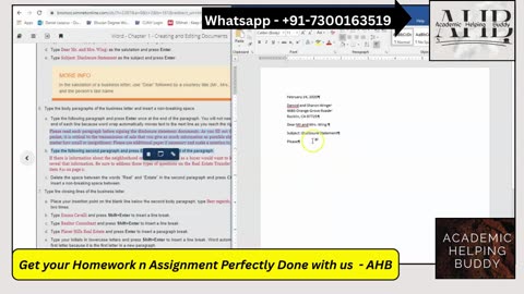 Word Chapter 1 Pause & Practice Word 1-1 | SIMnet