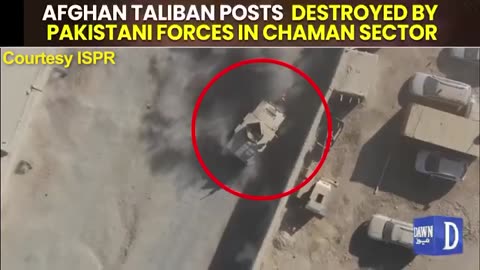 پاک فوج نے طالبان کی سرحدی چوکی پر حملے کی ویڈیو جاری کردی