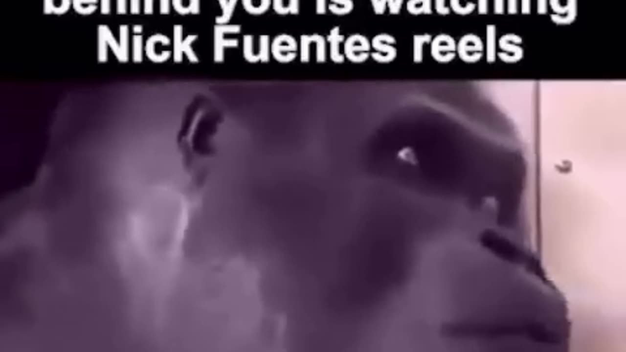 When The Guy Behind You Is Watching Nick Fuentes/America First reels...