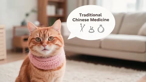 Tiger-Hat Kitten scared to tears by acupuncture! Covers eyes in fear!