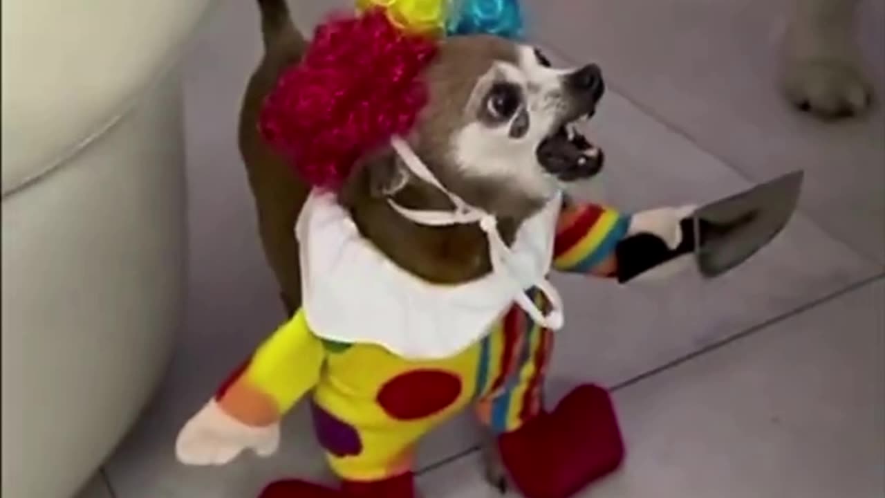 Beware, angry dog!