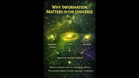 “Why Information Matters in the Universe”