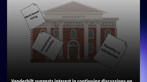 Vanderbilt suggests interest in continuing discussions on Trump's higher education reform compact