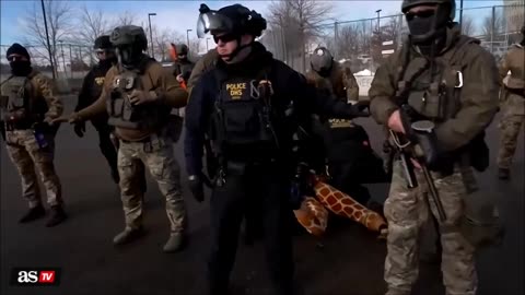 ICE Agents Arrest Giraffe in Minneapolis