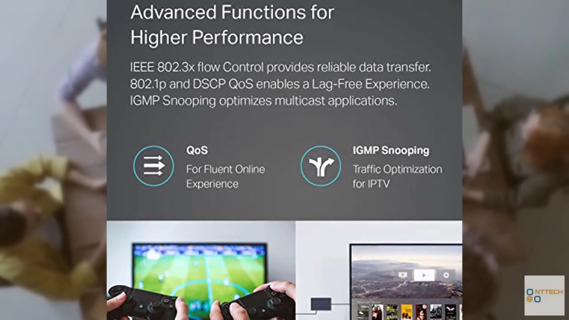 TP-Link 8 Port Gigabit Ethernet Network Switch - Ethernet Splitter | Plug & Play