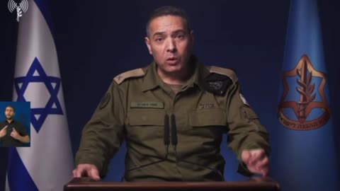 IDF spokesman in a choked-throated statement: "The 72 hours have begun