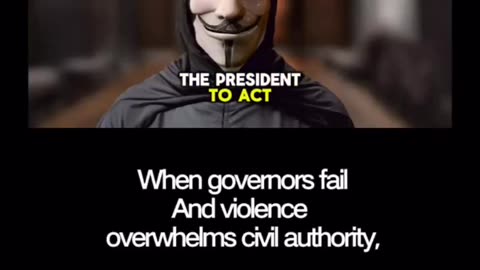 The Insurrection Act “When Federal Law Can’t Be Enforced By Normal Means.” Anonymous