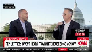 Hakeem Jeffries tries to lie about gov't shutdown — BIG MISTAKE
