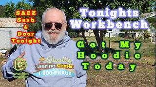 WORKING WITH WOOD - Tonight On The Workbench - SAEZ SASH & DOOR #1