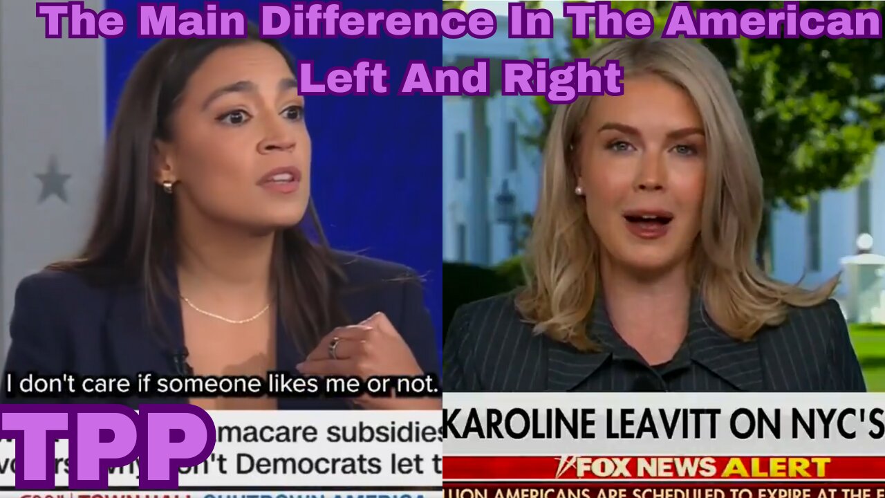 Karoline Leavitt calls democrats Hamas Terrorists l AOC Shows Actual Class l TheProgressivePlaybook