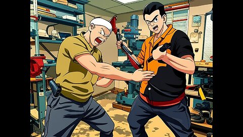 Man and Machine: Double Barrel Shotgun