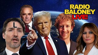 Radio Baloney Live! META Dumps Fact Checkers, Trudeau Out, Trump, Jordan Peterson