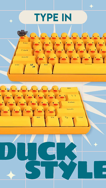 3D Duck Mechanical Keyboard