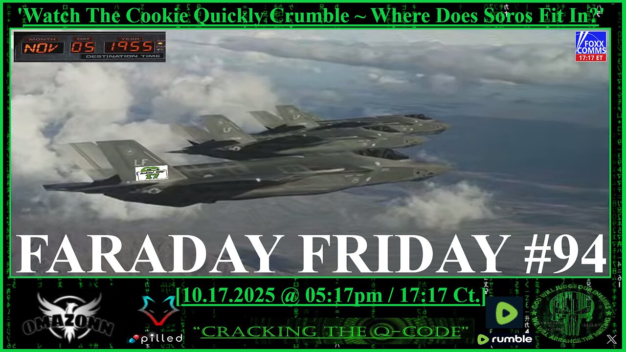 FARADAY FRIDAY #94 - Watch the Cookie Quickly Crumble ~ Where Does Soros Fit In?