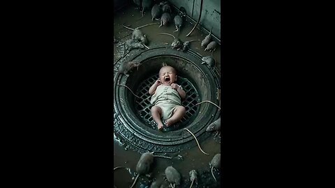 Poor Child Dumped in Sewer..