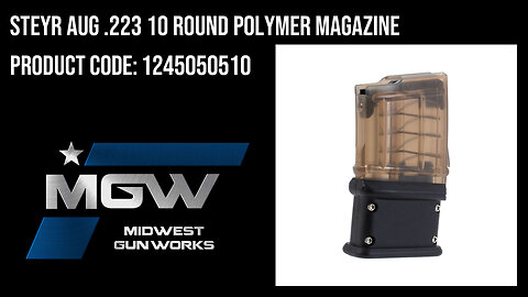 Steyr AUG .223 10 Round Polymer Magazine - 1245050510