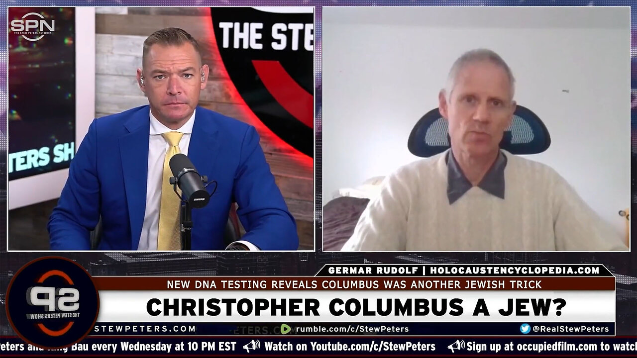 Stew Peters Interviews Germar Rudolf (Oct. 2024)