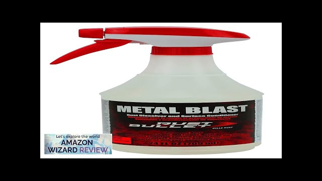 RUST BULLET Metal Blast Rust Remover Spray 24 oz Rust Review