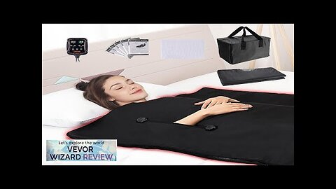 VEVOR Sauna Blanket for Detoxification Portable Far Infrared Sauna for Home Review