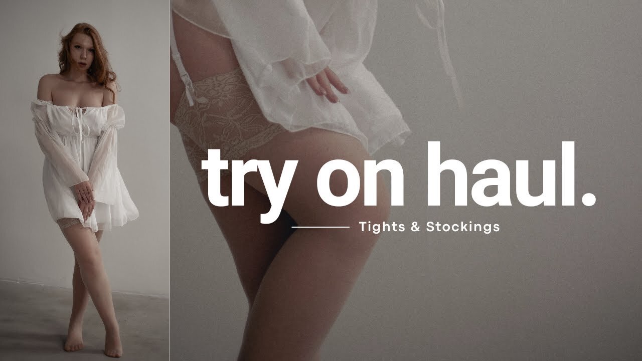 Tights & Stockings Try-On Haul 💕 Photo Shoot Favorites