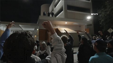 "USA! Thank you ICE" Chants at PORTLAND ICE Detention Center 