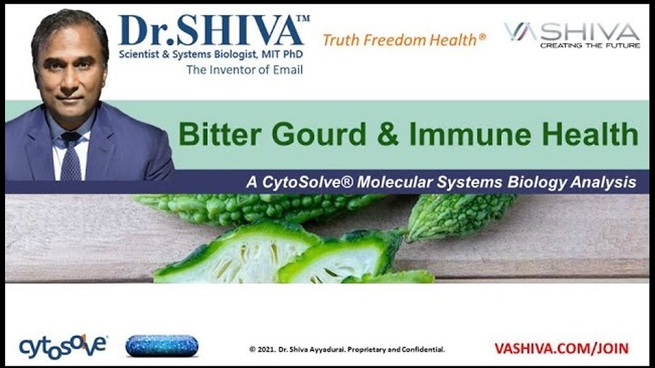 Dr.SHIVA™: Bitter Gourd on Immune Health @CytoSolve® Systems Analysis(3/21)
