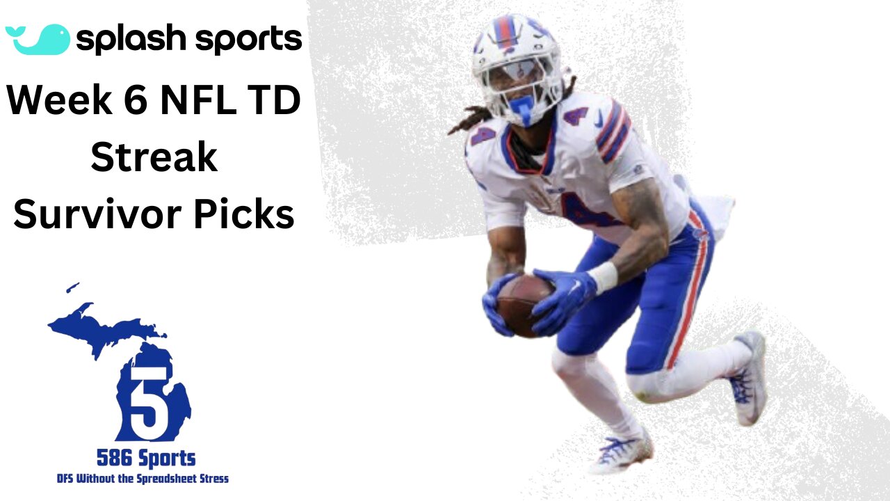 TD Streak Survivor: Top NFL Players Likely to Score in Week 6!