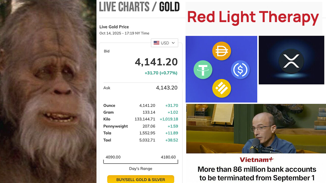 Is "IT" a Thing? Is Red Light Therapy a Thing? Is Artificial Intelligence Banking a Thing? Is Yuval Noah Harari A Thing? Is $4,000 Gold a Thing? Is Wealth Protection Via Cryptocurrency a Thing? Is U.S. Currency Still a Thing?