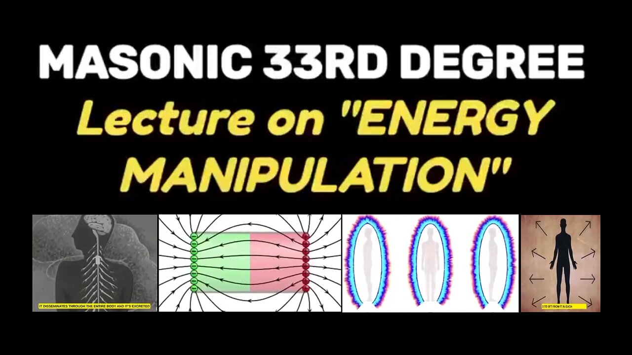🔲🔺Masonic 33rd Degree Lecture on Energy Manipulation 💠▪️ Free Energy, Aether, Frequency, Tartaria