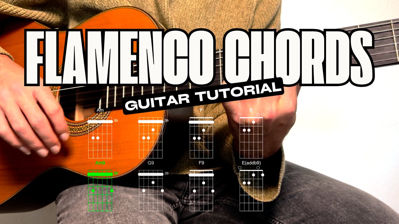 Flamenco guitar chords tutorial for beginners