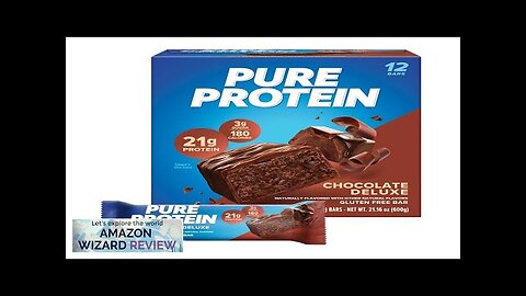 Pure Protein Bars Chocolate Deluxe 1.76 oz 12 Count High Review