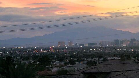 Did you see tonight's Las Vegas sunset? Check this out! 03.11.2025 #follow #lasvegas #travel #casino