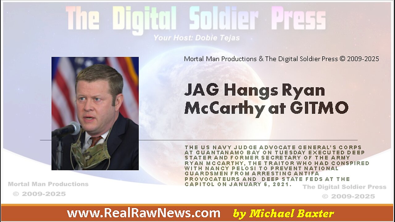 JAG Hangs Ryan McCarthy at GITMO